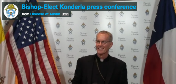 Bishop Elect Konderla
